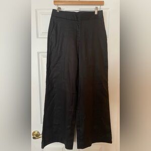 New with Tags Banana Republic Black Dress Pants Wide Leg Flowing Silhouette
